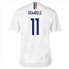 Ben jij supporter van frankrijk en wil jij je favoriete land aanmoedigen in het officiële voetbalshirt? 2018 2019 Frankrijk Weg Kids Nike Voetbalshirt Dembele 11 Fruugo Nl