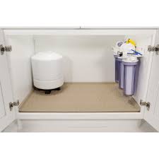 Xtreme Mats 30 5 8 In X 21 7 8 In Beige Kitchen Depth Under Sink Cabinet Mat Drip Tray Shelf Liner Cm 33 Beige Kitchen Cabinets Home Depot Refacing Kitchen Cabinets Kitchen Remodel