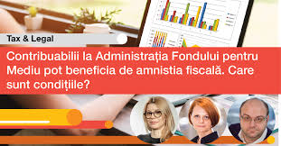 Vă aducem la cunoştinţă că, începând cu data de 01.01.2014, noul cont al administraţiei fondului pentru mediu. Contribuabilii La AdministraÈ›ia Fondului Pentru Mediu Pot Beneficia De Amnistia FiscalÄƒ Care Sunt CondiÈ›iile Romania Blog