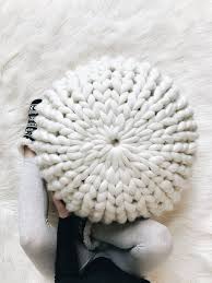 Welcome to zuri house!functional, decorative, and perfect for cozy winter months, this pouffe is all. Diy Extreme Knit Pouf Crochet Pouf Pattern Diy Pouf Knitted Pouf
