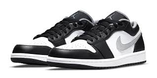 Jordan retro 5 men's • black/new emerald/fire red $200.00. Air Jordan 1 Low Black White Particle Grey Release Hypebeast