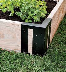 Lumber wants to swell, shrink and twist, especially when it is wet on one side (inside where the soil is) and dry on the other (the outside). Steel Raised Bed Corner Brackets Set Of 4 Garden Vertikalnyj Sad Sadovye Idei Vozvyshennye Krovati