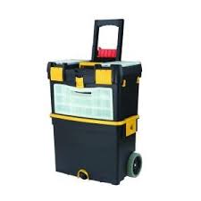 The interior boasts removable and customizable dividers, so you can organize the space to match your projects. Keter Master Cart 197483 The Home Depot Portable Tool Box Rolling Tool Box Tool Box