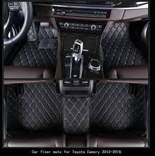 Car Floor Mat Sets Real Leather Luxury For Toyota Camry 2012 2016 Car Floor Mats Toyota Camry Camry 2012