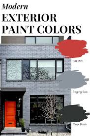 Modern Exterior Paint Colors Painted Brick Exteriors Modern Exterior House Paint Exterior
