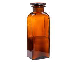 If you want to achieve a classical, luxury look for your. Apothecary Bottle 0 8l Square Brown Onlinemarket Glas In Jena