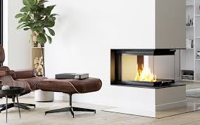 A fire open from all sides. Scan Danish Wood Burning Stoves Modern Design