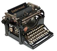 That's why a proportional font can squeeze 12 letters into the same space where a monospace font can only fit nine: Underwood 1 Typewriter Antique Typewriters