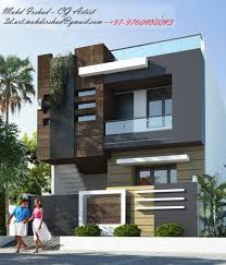 Pin By Imran On 3d Art Architectural Visualization In 2020 Facade House House Outside Design House Architecture Styles