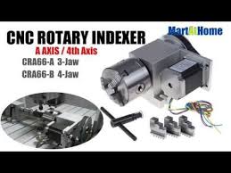 Cra66 A B C Cnc Router Rotary Indexer 4th Axis 6 1 With 3 Jaw Chuck And Cnc Router Router Cnc