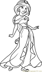Princess Jasmine Coloring Page Princess Coloring Disney Princess Coloring Pages Disney Coloring Pages