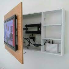 You can either build your own unit or refinish a current piece of furniture, like a blanket trunk or cedar chest. Modern Tv Mount Ideas Novocom Top