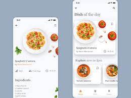 Recipe App Prototype By Anna Rzepka On Dribbble Food App Recipes App