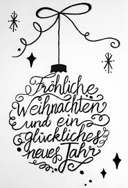 Handlettering Weihnachten Neujahr Fr Hliche Weihnachten Und Ein Gl Ckliches Neues Jahr Weihnachtskugel In 2020 Hand Lettered Christmas Christmas Drawing Handlettering