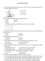 Maybe you would like to learn more about one of these? Soal Sistem Respirasi