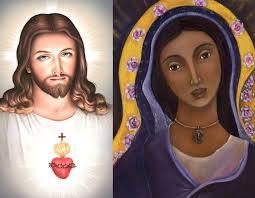 Heavenly Blessings: Mother Mary and Jesus in Divine Glory"