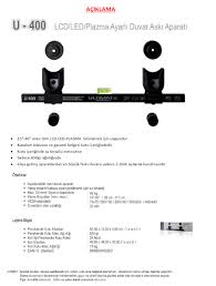 Hareketli tv askı aparatı montajı, televizyon askı aparatı montajı, tv askı aparatı tavsiye ve montaj videosu 5 dk da hareketli tv. Ultimate 15 46 Lcd Televizyon Aski Aparati U 400 Fiyati