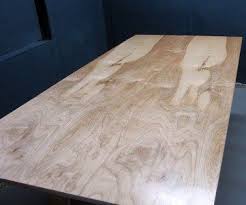 Diy Modern Birch Table From One Sheet Of Plywood Diy Table Top Plywood Table Plywood Diy