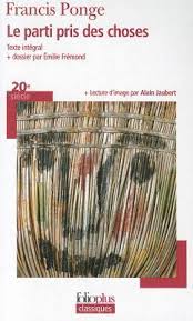 Le Parti Pris Des Choses By Francis Ponge 3 Star Ratings