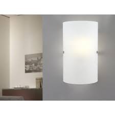 Candles, clocks, decorative storage, frames & display boxes Eglo Troy 3 Collection 7 1 In W X 11 8 In H 1 Light Matte Nickel Wall Sconce With Frosted Glass 20131a The Home Depot Sconces Wall Sconces Eglo