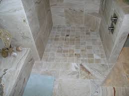 Bedroom interior in modern style : Travertine Bathroom Floor Designs