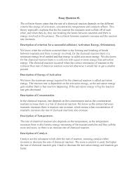 The collision theory gizmo allows you to experiment with several factors that affect the rate at which reactants are transformed into products in a chemical reaction. Collision Theory Essay 2 Bb Studocu