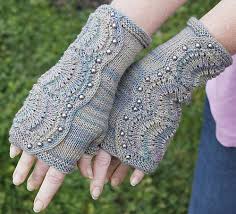**this listing is for a crochet pattern and not the finished item** these lace fingerless gloves are fast to crochet with an easy, repetitive stitch pattern. Fingerless Mitts And Gloves Knitting Patterns In The Loop Knitting