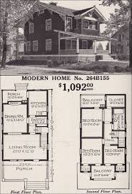 These home plans have evolved over the years to share a common design with craftsman, cottage and rustic style homes. Modern Home 264b155 Two Story Craftsman Style Bungalow 1916 Sears House Plans Craftsman Style Bungalow Vintage House Plans House Plans