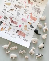 Wooden Animals Diy Kids Toys Rabbit Illustration Kids Toys