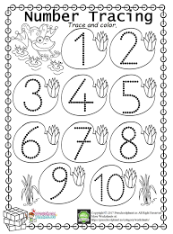 Easy Number Trace Worksheet 1 10 Number Tracing Kindergarten Worksheets Numbers Kindergarten