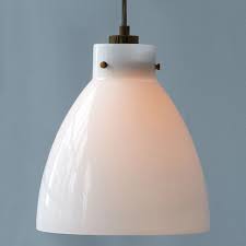 Industrial Glass Pendant Light Milk