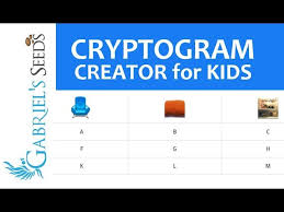 How to make a puzzle: Cryptogram Puzzle Maker For Kids Online Youtube