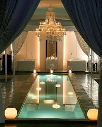 This backyard features modern architecture, while the small pool area also has straight and sharp edges, lines with blue mosaic tiles to make its water color stand out from the earthen hues of the structure. Amazing Indoor Pool Ideas Architecture Design Facebook