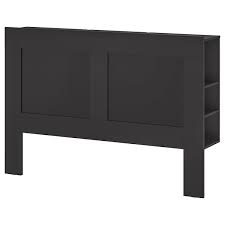 I purchased the headboard for our guest room which has a full size bed on a metal frame. Brimnes Headboard With Storage Compartment Black Full Double Ikea