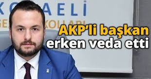 Akp Il Genclik Kollari Baskani Birakti Kocaeli Siyaset
