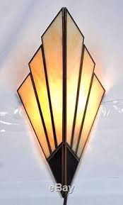 Art Deco Wall Sconces Wall Lights 1930 S Style Cream Gold
