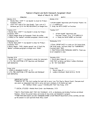 He was liked more than clark by president jefferson. Popham 6 English And Math Homework Assignment Sheet Week Of