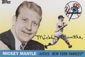 Mickey Mantle Cards 2008 Topps Mickey Mantle Home Run History Baseball Card  #502