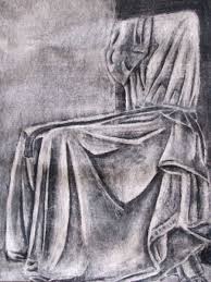 Wrapped Chair By Evan Hayes Apart Chair Wrapped Drapery Study Drawing Art Cloth Stilllife Chair Drawing Drawings Ap Drawing