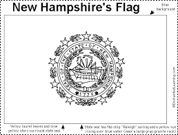 While both seals have been retained, most people are only familiar with the great seal due to its corporate use. New Hampshire Flag Printout Enchantedlearning Com