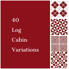 The center square of the block was done in red to represent the hearth, the focal point of life in a cabin or home. Forty Log Cabin Quilts Epida Studio