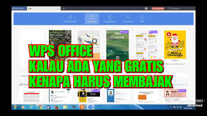 Wps Office Kalau Ada Yang Gratis Ngapain Membajak Youtube