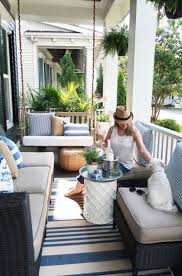 Capturing Coastal On The Front Porch Front Porch Seating Front Porch Design Front Porch Makeover