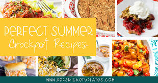 27 healthy crockpot recipes you will want to make for dinner tonight! Easy Summer Crockpot Recipes