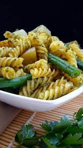 Potato And Green Bean Pesto Pasta Cilantro And Citronella Pesto Pasta Pesto Pasta Recipes Unique Pasta Recipes
