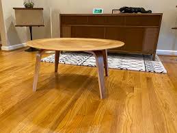 Eames molded plywood coffee table for herman miller. Eames Molded Plywood Coffee Table Wood Base By Msgengineering From Msgengineering Of Annandale Va Attic