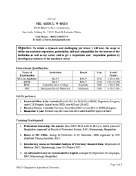 There are three cv format options to choose from: Doc Cv Of Educational Qualification Name Of Examination Institution Board Year Result Scale Job Experience Lone Eyes Academia Edu