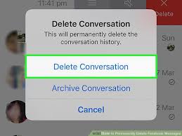How To Delete A Conversation Permanently On Messenger App Posts By Lucia Mandela Conversation Delete Facebook Messages