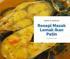 Ini adalah cara saya memasaknya. Resepi Masak Lemak Ikan Patin Tempoyak Sedap