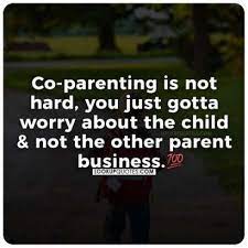 You want the kids' experience to be its own and not like, 'well, i need to. Co Parenting Is Not Hard You Just Gotta Worry About The Child
